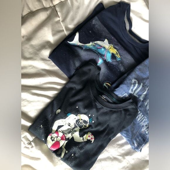 🟡 Bundle of 3 Size 10-12 Boys Tops - Picture 2 of 5